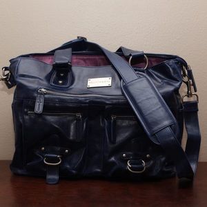 Kelly Moore Libby Camera Bag in Navy Blue
